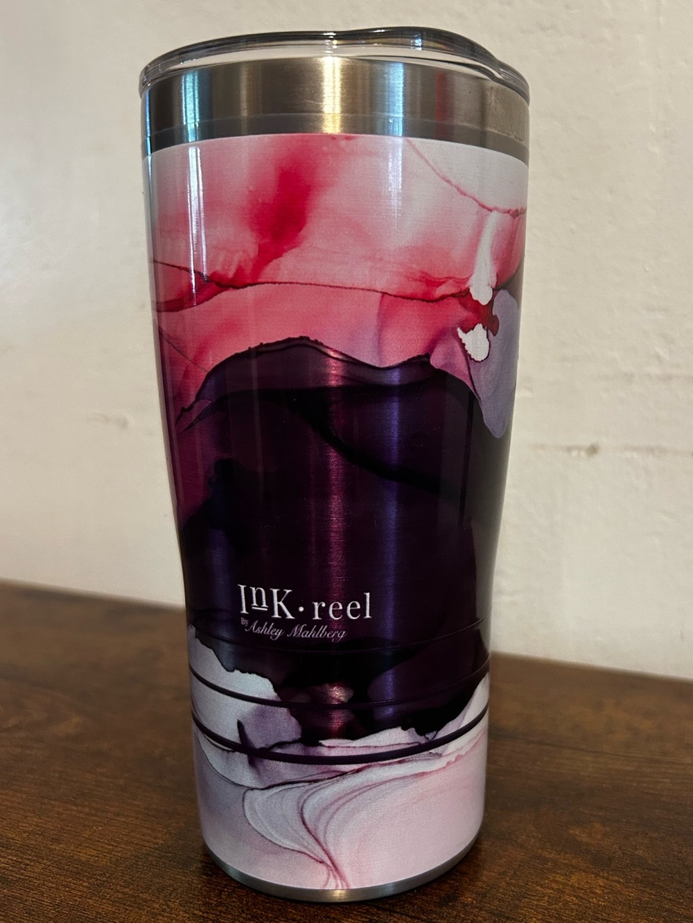 Tervis Inkreel Fluid Pink 20oz Stainless Steel Insulated Tumbler Ashley Mahlberg